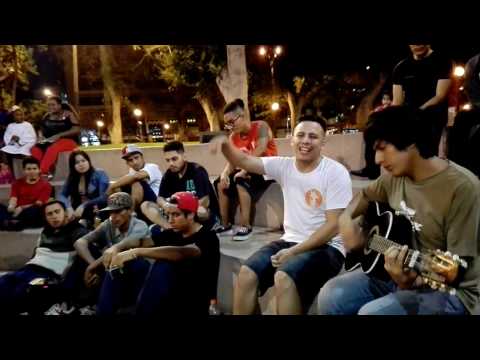 TAITA, KODRIN, JASON, MC - FREESTYLE CON GUITARRA EN PARQUE KENNEDY