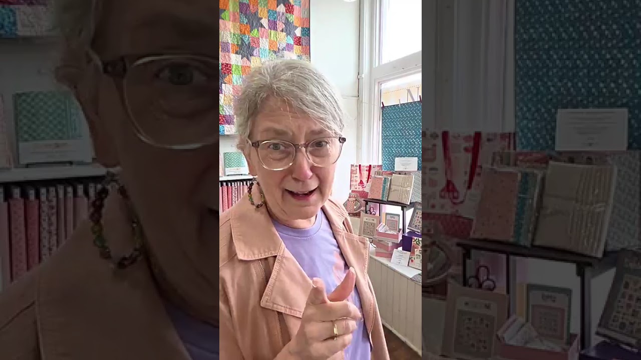 Lori Holt Quilt Kits, Table Runners & Fabrics Tour | Iowa Quilt Shop Tour de Chicks