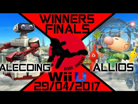 Bair Smash 12 Winners Finals- Alecding (R.O.B.) Vs. BS | Allios (Olimar) - Smash Wii U