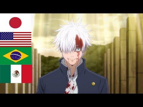 Crazy Gojo in different languages|(Jujutsu Kaisen)