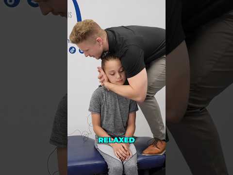 Young Gymnast Has Neck PAIN! #chiropractor #backpain #headaches #neckpain