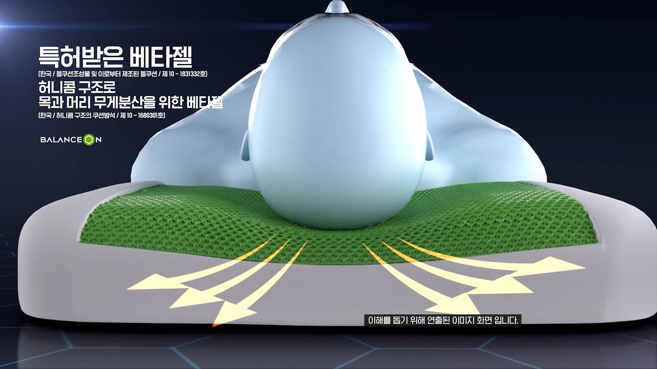 밸런스온 베개 3D원리편 [홈쇼핑영상제작] 홈쇼핑인서트영상