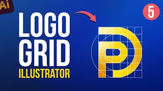 Como criar Logo com iniciais do nome no Illustrator (GRIDs para download)