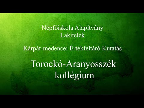 Torockó - Aranyosszék Kollégium 2017.