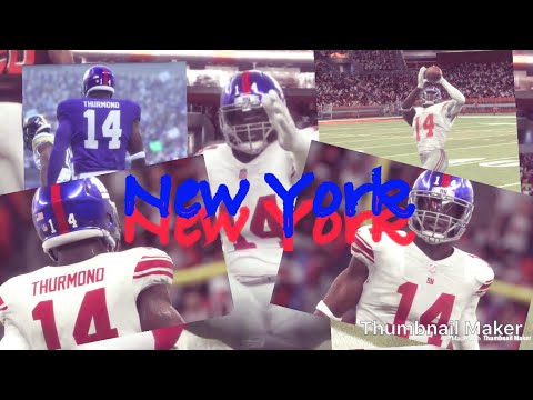 NFL | TE Creation New York Giants & Gameplay Madden 18 Career Ep.1