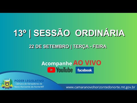 12ª Sessão Ordinária - Legislativo de Novo Horizonte do Norte/MT