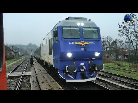 Isabella~GM64-0950-7&IR362-1"Ady Endre" Cluj Napoca-Budapest in Gara Bratca Station 01 December 2017