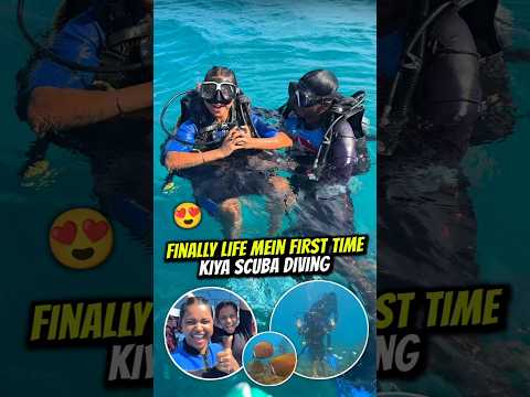 Finally Life Mein First Time Kiya Scuba Diving 😍 #shorts #sonadey #minivlog