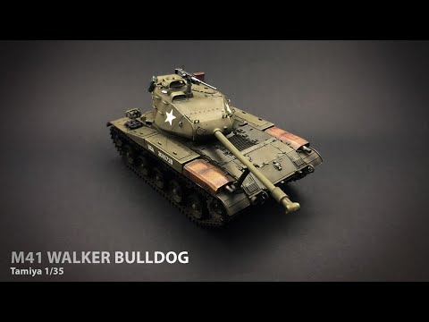 Building a M41 Walker Bulldog Tamiya 1/35 Scale Model