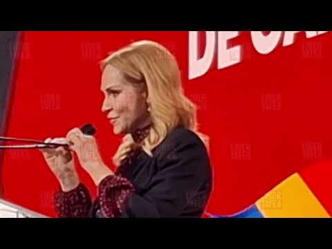 Gabriela Firea, atac la guvern la Congresul PSD: „Cea mai mare palmă a fost dată familiilor”