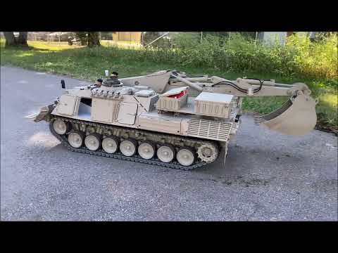 Scratch scale build Pionierpanzer WISENT AEV im Maßstab 1/6 radio control