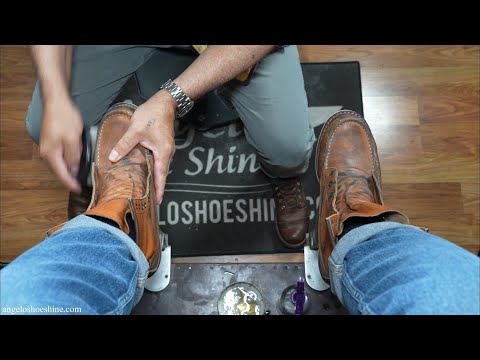 ULTIMATE RELAXATION!!! | Angelo Shoe Shine ASMR