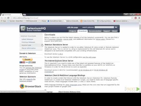Mastering Selenium Testing Tools Introduction to the Selenium Server | packtpub com