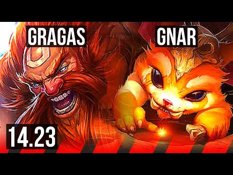 GRAGAS vs GNAR (TOP) | KR Challenger | 14.23