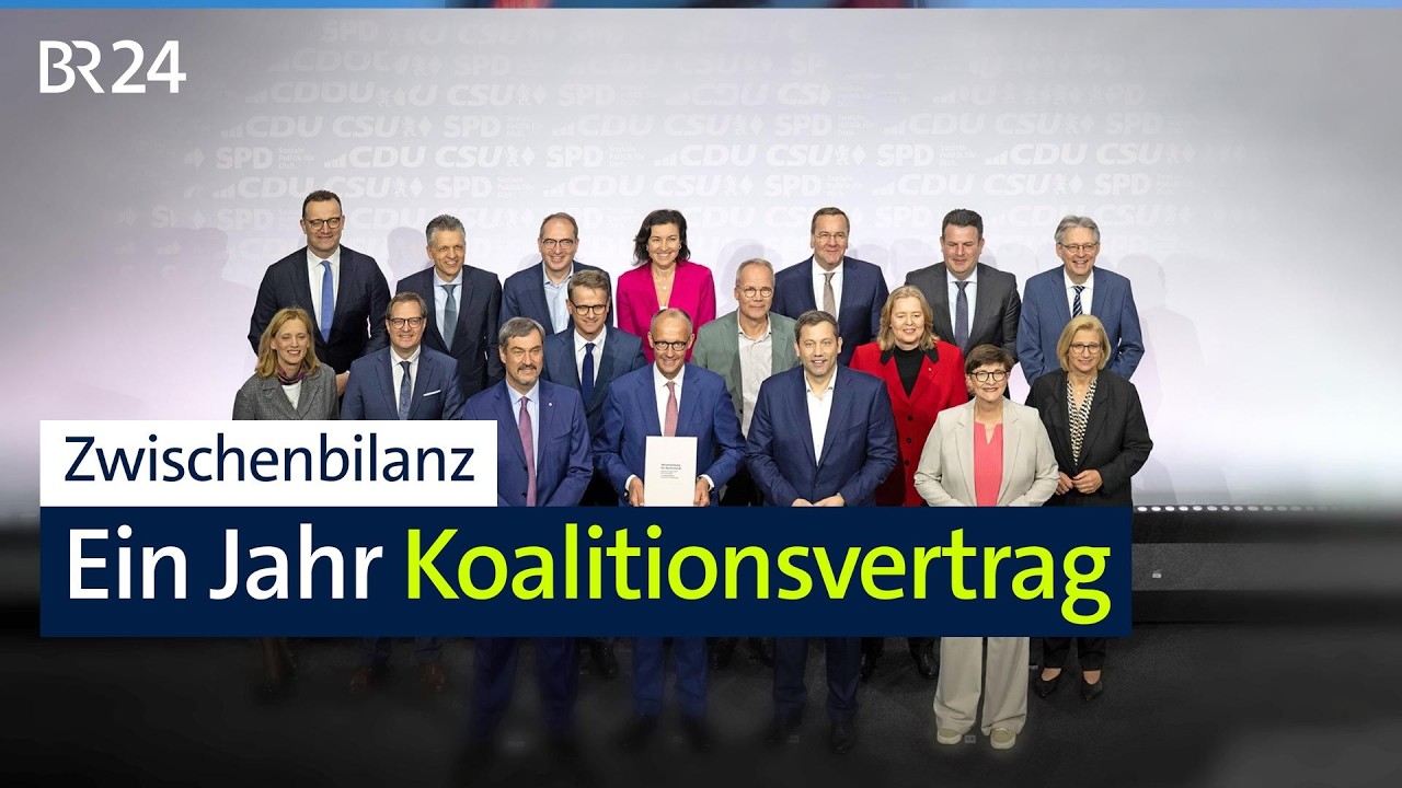 Zwischenbilanz: Ein Jahr Koalitionsvertrag | BR24
