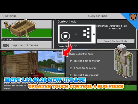 ARMCPE_TUTORIAL - Minecraft pe 1.19.40.20 New Updated touch control & Bug fixes