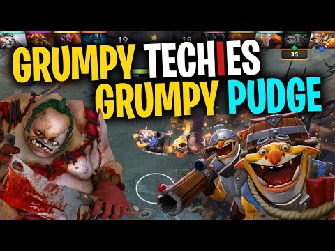Grumpy Techies, Grumpy Pudge - DotA 2 Full Match
