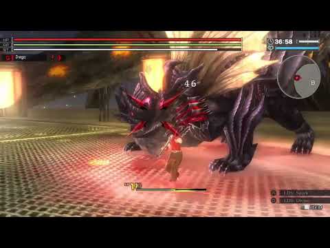 GOD EATER RESURRECTION - Gigant Ferse EX +30 (Boost Hammer) vs Beast Aragami