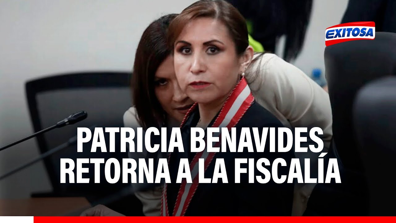 🔴🔵 Patricia Benavides retorna a la Fiscalía: "Tiene su mandato hasta el 1 de julio", según abogado