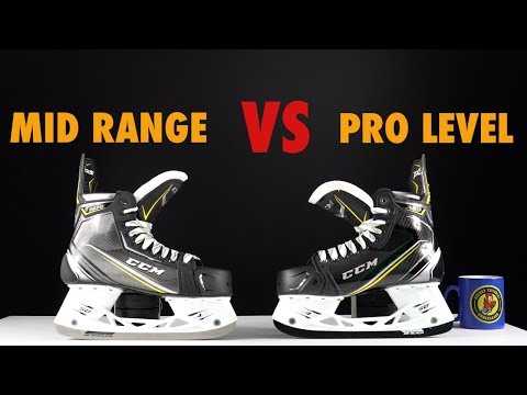Mid range vs Top Pro Level hockey skates comparison - What is the difference Video