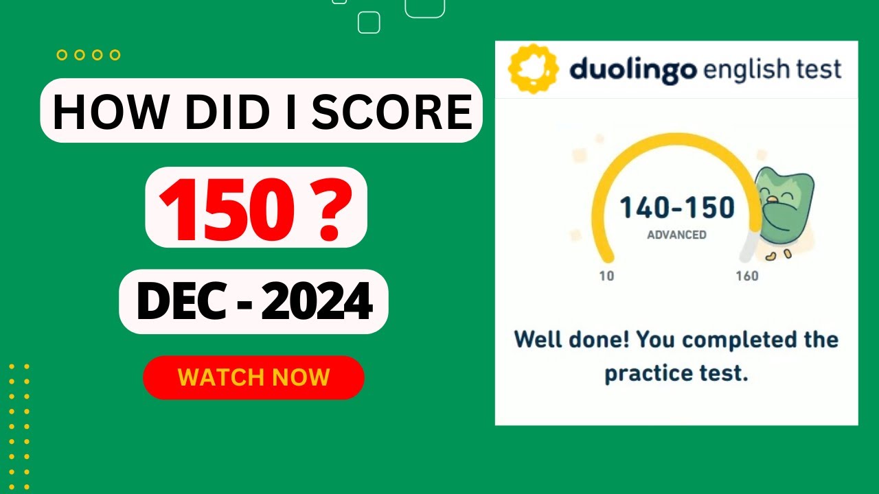 Duolingo English Test Practice| How did I score 150 in Duolingo English Test | 15th Dec 2024 | Tips