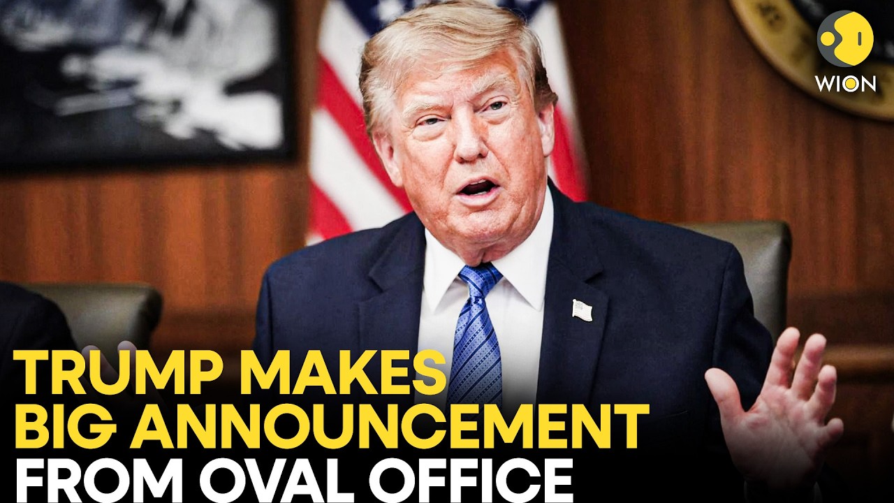 Trump LIVE: US President Donald Trump Makes Major Announcement From Oval Office | WION