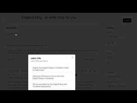 english write blog demo