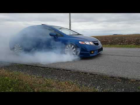 2010 FA5 Civic Si Burnout