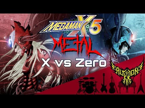 Megaman X5 - X vs Zero 【Intense Symphonic Metal Cover】
