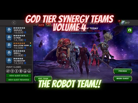 GOD TIER SYNERGY TEAMS VOLUME 4!! THE ROBOT TEAM!!