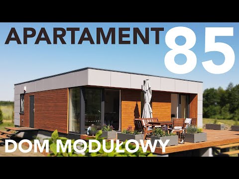 CAŁOROCZNY dom modułowy APT85 - BUDOWA I WYKOŃCZENIE
