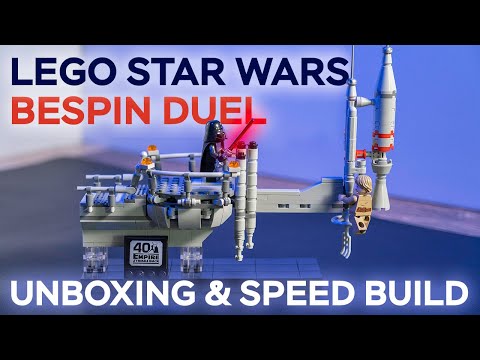 LEGO Bespin Duel Speed Build | LEGO Star Wars 75294 Unboxing & ASMR Build