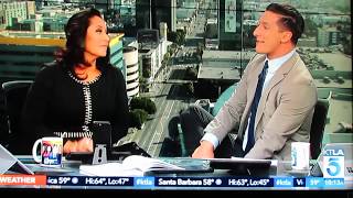 PRETTY BOY at KTLA 5 Los Angeles MARK MESTER HAS NO CLUE WHAT A TUBE SOCK IS 1/4/2020
