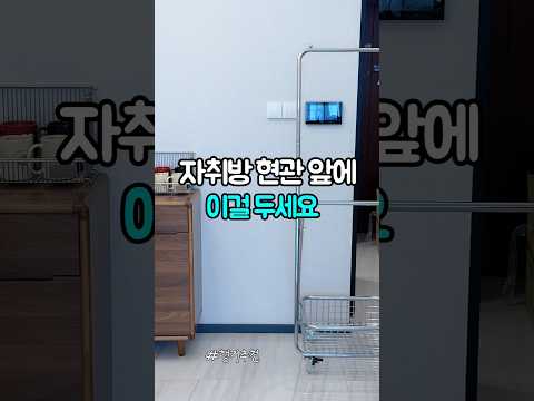 자취방 현관 앞에 이걸 두세요 #좁은집인테리어 #인테리어 #자취방
