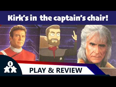 Kirk in the Captain's Chair | Solo play and review of "To Boldly Go" and "Second Contact" expansions | One Stop Co-Op Shop