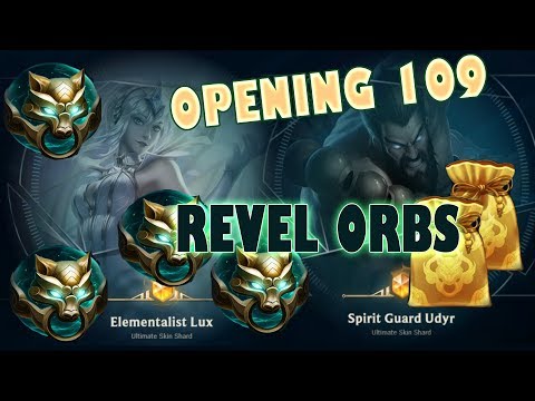 OPENING  109 REVEL ORBS (LUNAR REVEL EVENT 2018)