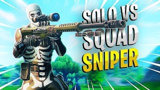 TOP 1 LE PLUS CHANCEUX sur FORTNITE En Solo Squad Au SNIPER 