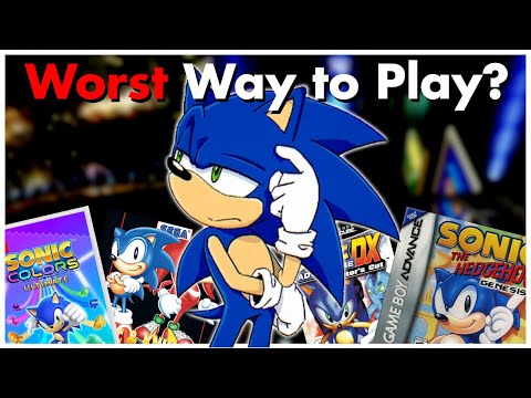 What's The WORST Way To Play EVERY Sonic Game?