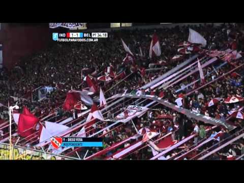 Gol de Vera. Independiente 1 - Belgrano 1. Liguilla Pre Libertadores 2015. FPT