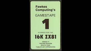 Gamestape 1 (with "Tablets of Hippocrates" longplay) for the ZX81