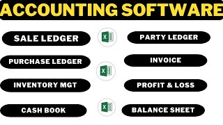 BUSINESS ACCOUNTING SOLUTION IN EXCEL | SALE | PURCHASE | PARTY LEDGER | INVOICE | PROFIT & LOSS