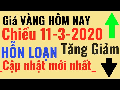 Giá VÀNG Hôm Nay -Chiều 11/3/2020 HỖN LOẠN tăng giảm vàng Phú Quý SJC 9999, PNJ 24k, DOJI Phú Quý
