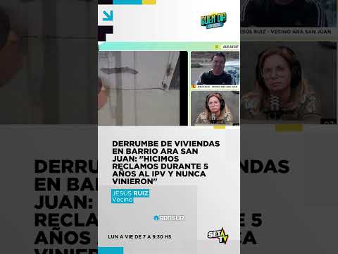 🏘️ DERRUMBE DE VIVIENDAS EN EL BARRIO ARA SAN JUAN #COMODORO  #chubut #patagonia