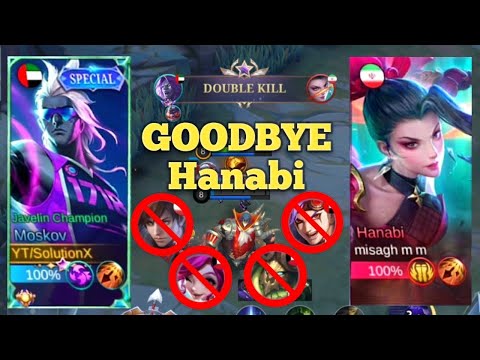 Goodbye Hanabi You Can't Bet Moskov - Mobile Legends #mlbb