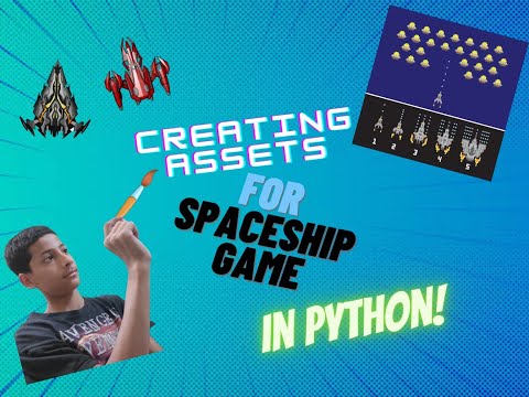 Space Invaders Game in Python PART 1 - Assets #gamedev #coding #gamedevelopment #python