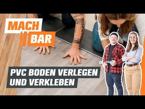 PVC Boden verlegen und verkleben