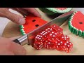Stop Motion Cooking Watermelon Ice Cream ASMR