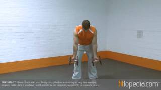 Reverse Grip Bent Over Dumbbell Row exercise video thumbnail