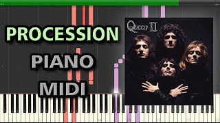 Procession - Queen | Synthesia + MIDI