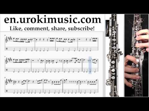 Oboe lessons Imagine Dragons - Walking the Wire Sheet Music Tutorial Part#2 um-i352